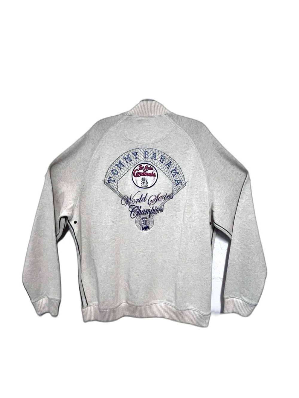 Tommy Bahama Men's Half-Zip 2012 St. Louis Cardinals Worlds Series Collector’s